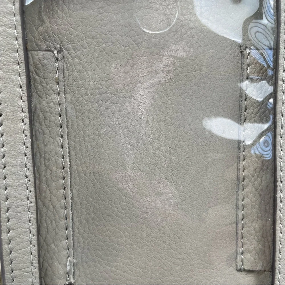 Aimee Kestenberg Out of Office Phone Crossbody Bag in light gray leather
